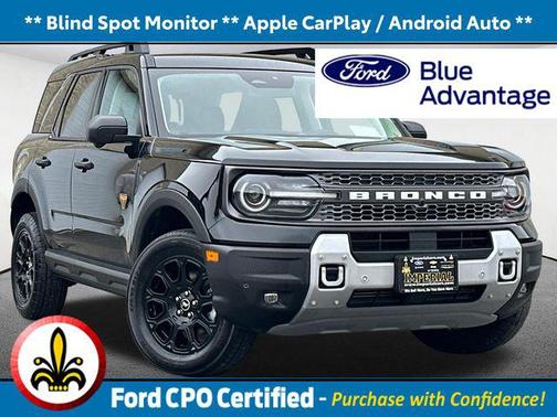 Shadow Black 2025 Ford Bronco Sport Badlands