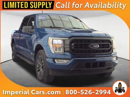 Antimatter Blue Metallic 2023 Ford F-150 XLT