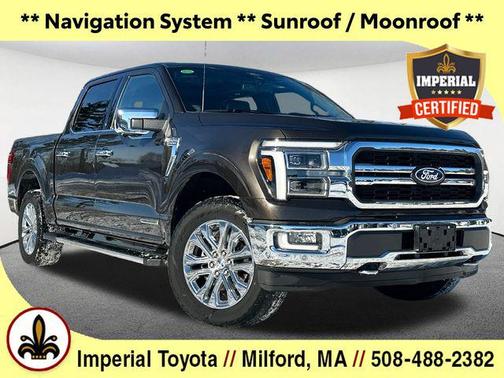 Darkened Bronze Metallic 2024 Ford F-150 Lariat