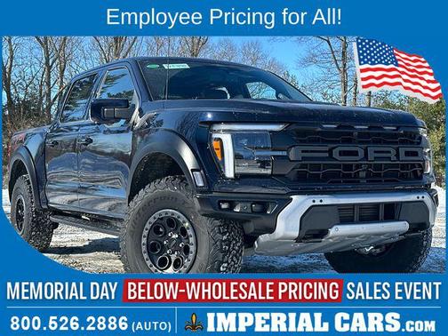 Antimatter Blue Metallic 2025 Ford F-150 Raptor