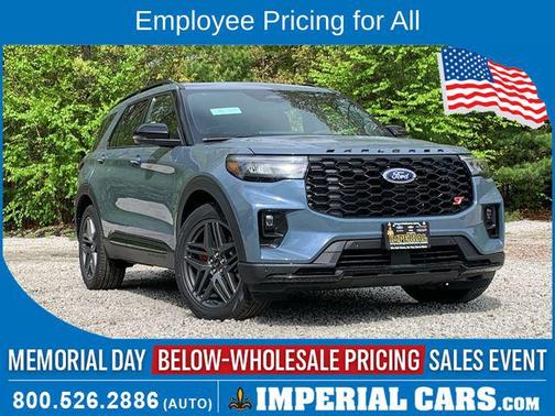 Vapor Blue Metallic 2026 Ford Explorer ST