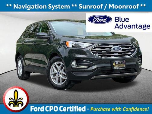 Forged Green Metallic 2022 Ford Edge SEL