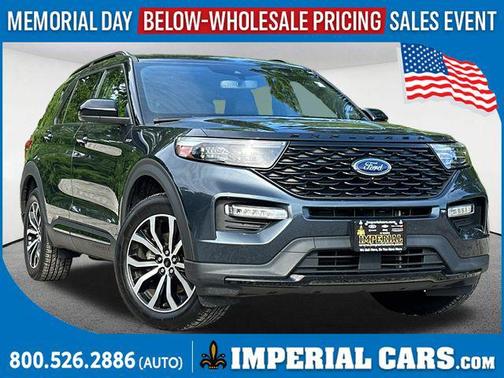 Stone Blue Metallic 2022 Ford Explorer ST-Line