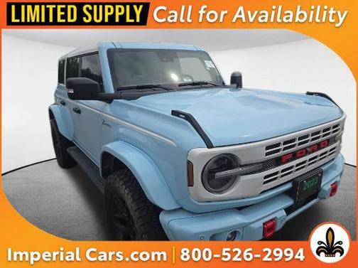 Robins Egg Blue 2023 Ford Bronco Heritage Limited Edition