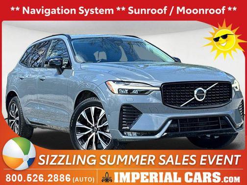 Silver Dawn Metallic 2024 Volvo XC60 B5 Plus Dark Theme