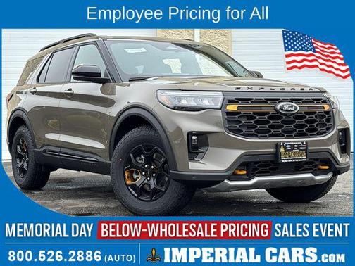 Marsh Gray 2026 Ford Explorer Tremor