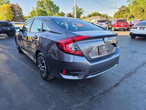Modern Steel Metallic 2021 Honda Civic LX