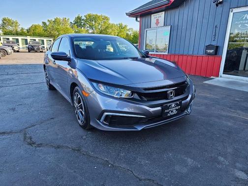 Modern Steel Metallic 2021 Honda Civic LX
