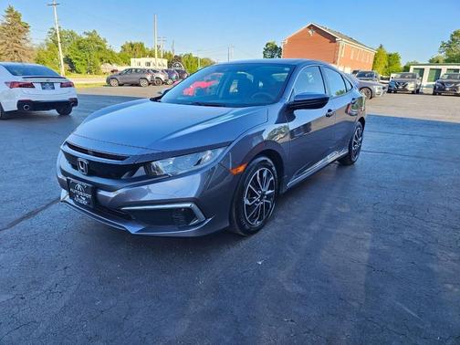Modern Steel Metallic 2021 Honda Civic LX