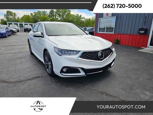 Platinum White Pearl 2019 Acura TLX Technology