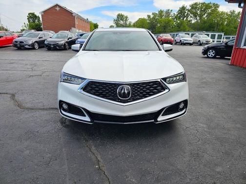 Platinum White Pearl 2019 Acura TLX Technology