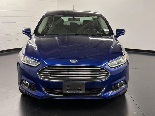 Blue 2015 Ford Fusion Titanium