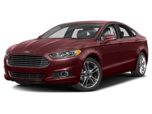 Blue 2015 Ford Fusion Titanium