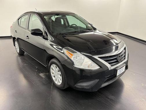 Black 2017 Nissan Versa 1.6 S+