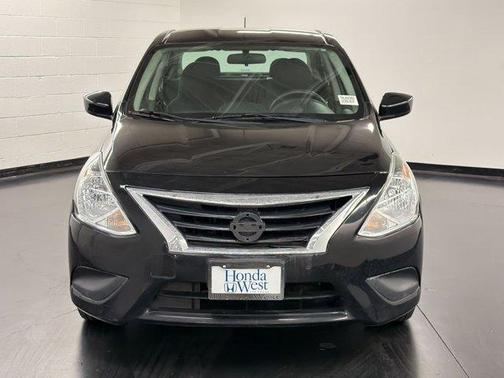 Black 2017 Nissan Versa 1.6 S+