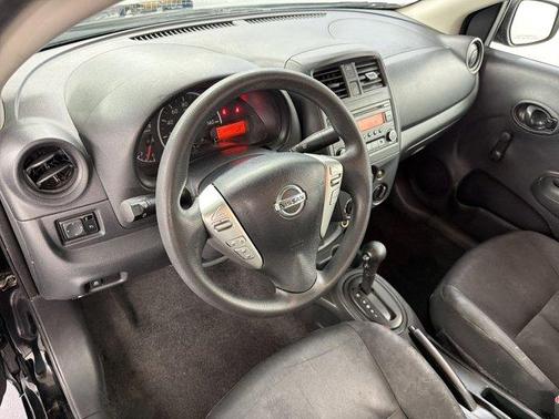 Black 2017 Nissan Versa 1.6 S+