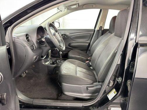 Black 2017 Nissan Versa 1.6 S+