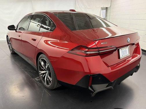 Red Metallic 2025 BMW 540 i xDrive