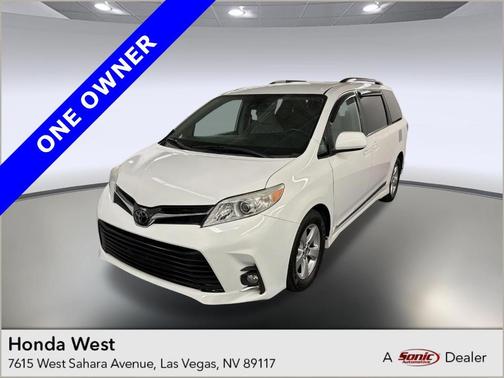 White 2020 Toyota Sienna LE