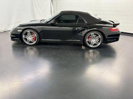 Black 2008 Porsche 911 Turbo Cabriolet