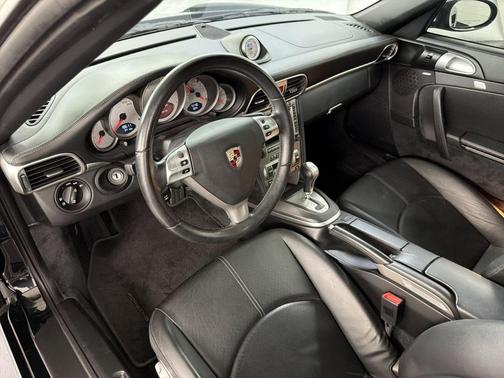 Black 2008 Porsche 911 Turbo Cabriolet