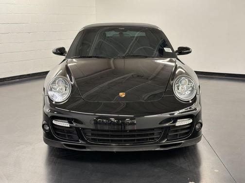 Black 2008 Porsche 911 Turbo Cabriolet