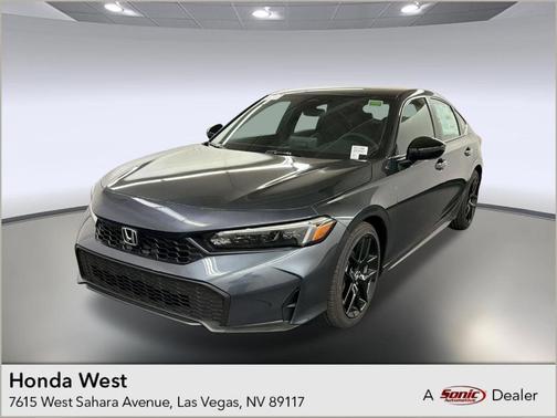 Meteorite Gray Metallic 2026 Honda Civic Sport Hatchback