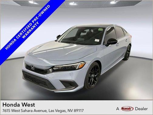 Sonic Gray Pearl 2023 Honda Civic Sport