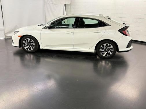 White 2019 Honda Civic LX