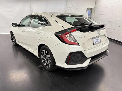 White 2019 Honda Civic LX