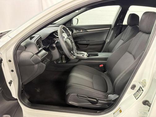 White 2019 Honda Civic LX