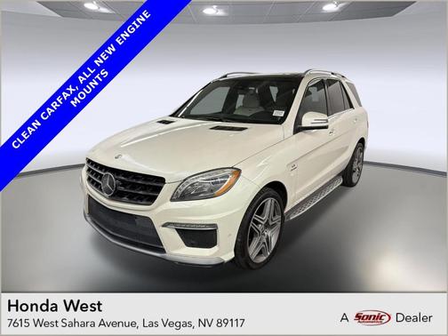 White 2012 Mercedes-Benz M-Class ML 63 AMG