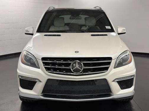 White 2012 Mercedes-Benz M-Class ML 63 AMG
