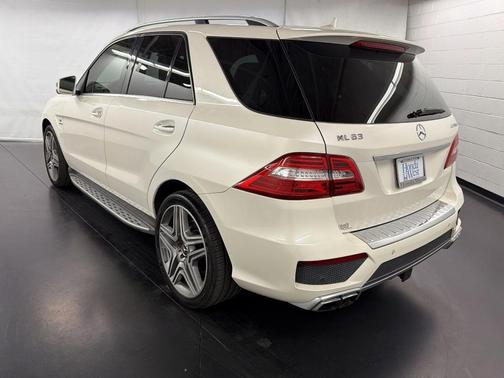 White 2012 Mercedes-Benz M-Class ML 63 AMG