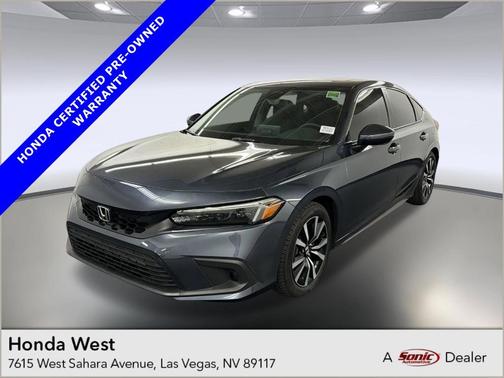 Gray 2024 Honda Civic EX-L