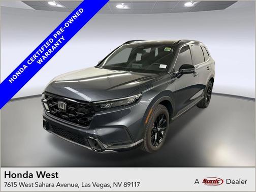 Gray 2025 Honda CR-V Hybrid Sport