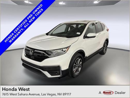 White 2021 Honda CR-V EX