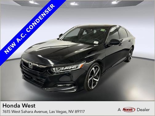 Black 2018 Honda Accord Sport