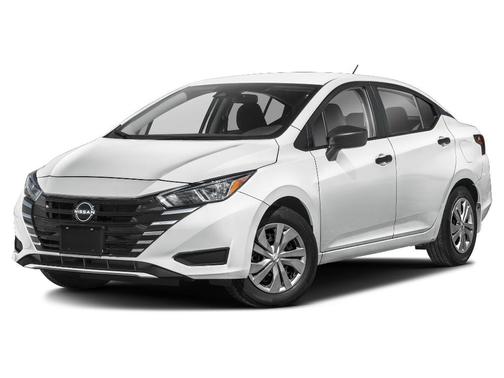 Cloud White 2025 Nissan Versa S