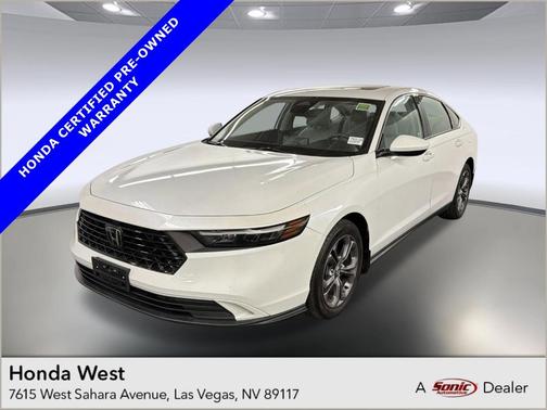 White 2023 Honda Accord EX