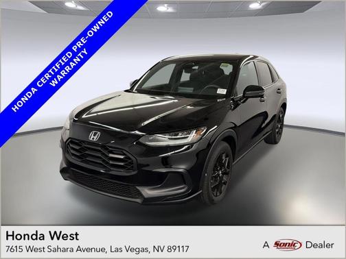 Black 2024 Honda HR-V Sport