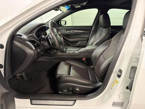 Crystal White Tri-Coat 2023 Cadillac CT5 Sport RWD