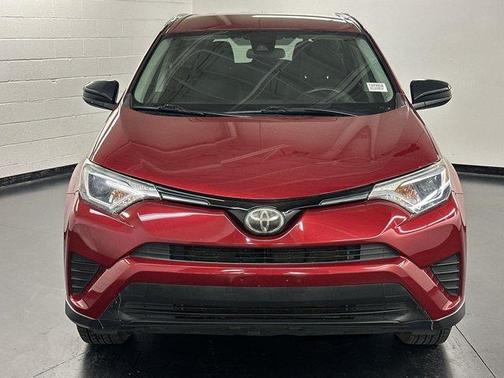 Red 2018 Toyota RAV4 LE
