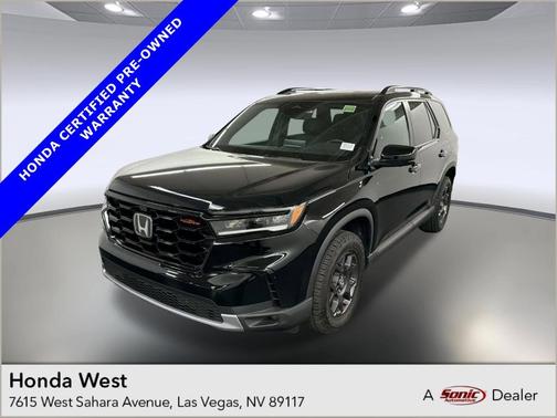 Black 2025 Honda Pilot TrailSport