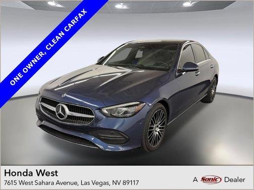 Blue 2025 Mercedes-Benz C-Class C 300