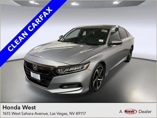 Silver 2018 Honda Accord Sport