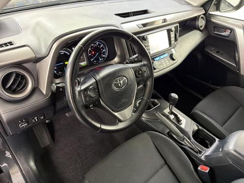 Gray 2017 Toyota RAV4 Hybrid XLE