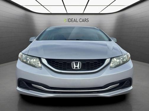 Alabaster Silver Metallic 2013 Honda Civic LX