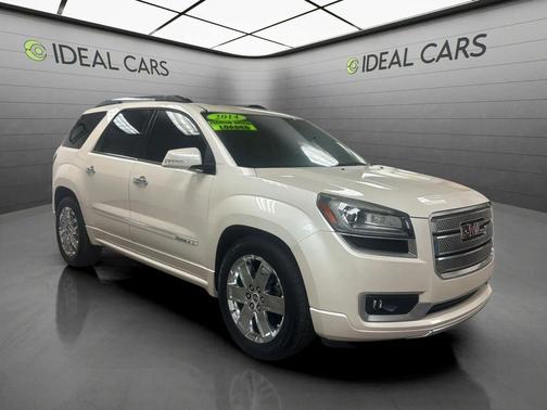 White Diamond Tricoat 2014 GMC Acadia Denali