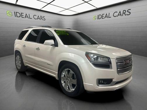 White Diamond Tricoat 2014 GMC Acadia Denali